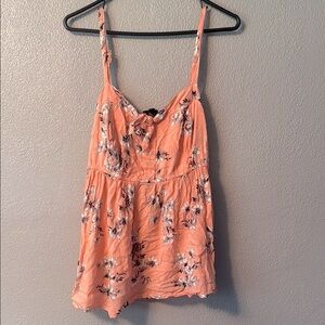 Torrid peach Tie Front Camisole